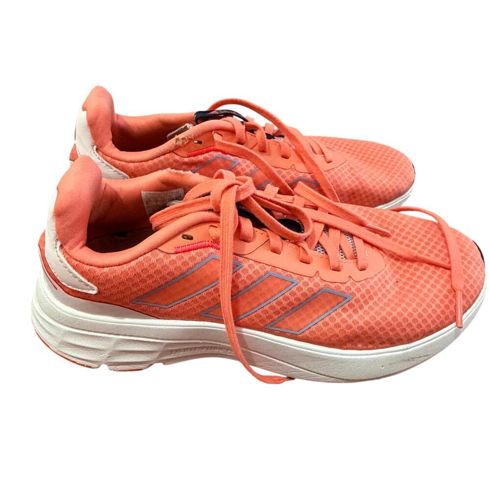 EUC adidas Galaxy 5 Women's running shoes coral/vibrant pink sz 8.5 activewear